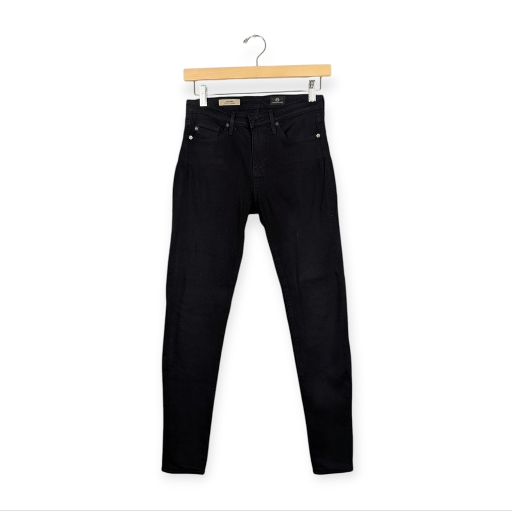 AG Adriano Goldschmied Super Black Prima Ankle Cigarette Jeans Size 24